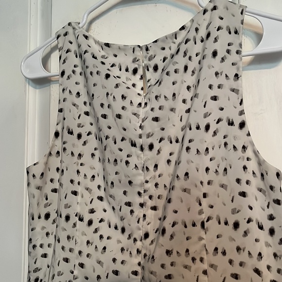 LOFT dress size 8 black & white - Picture 3 of 4